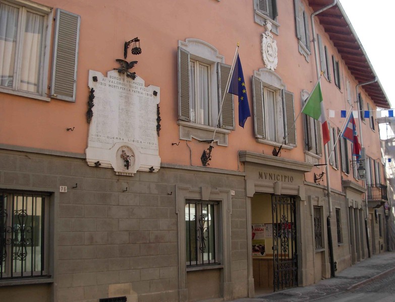 Il Municipio di Borgo San Dalmazzo